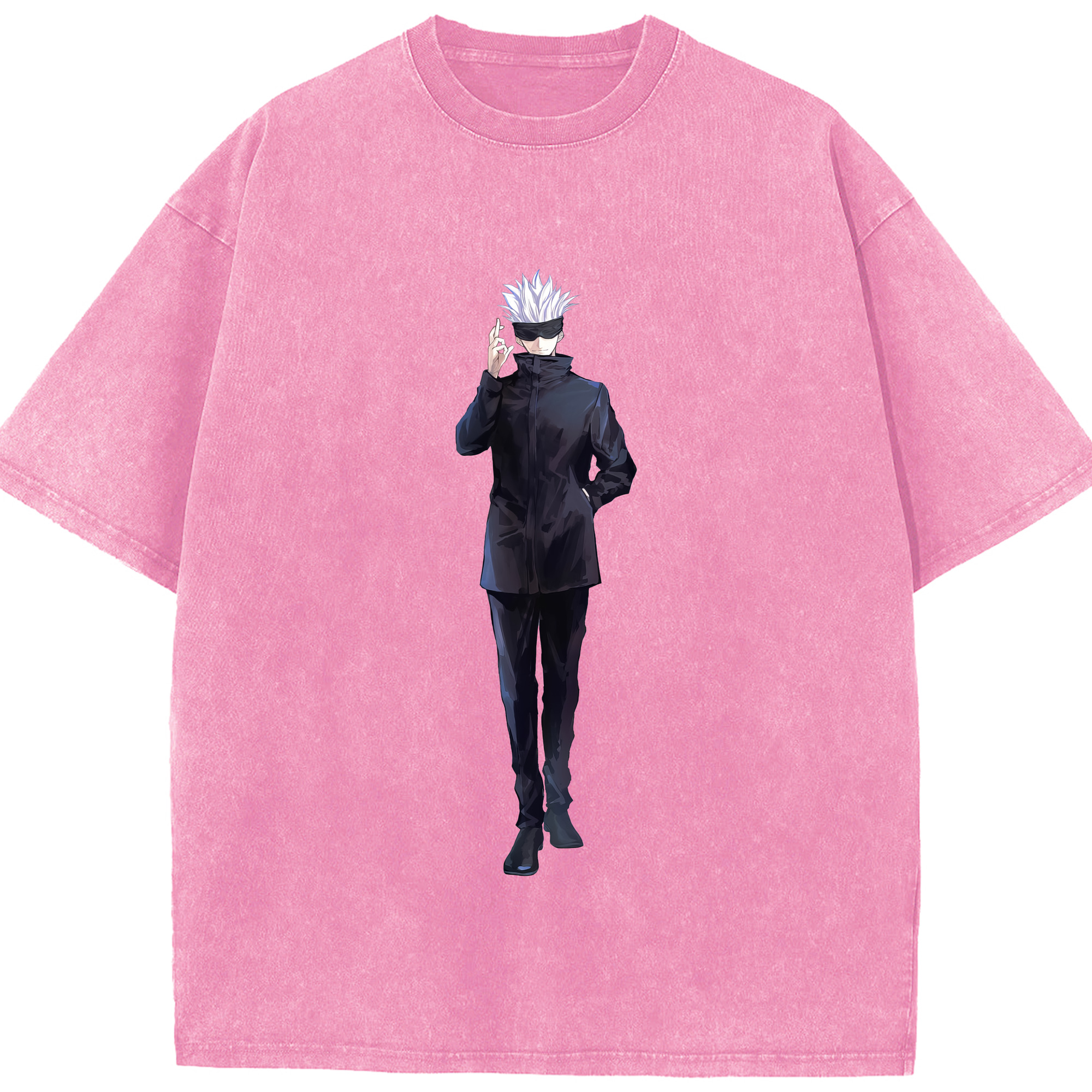 （画像用） 呪術廻戦 Jujutsu Kaisen 綿100% ヴィンテージ風 半袖Tシャツ（フロントプリント）